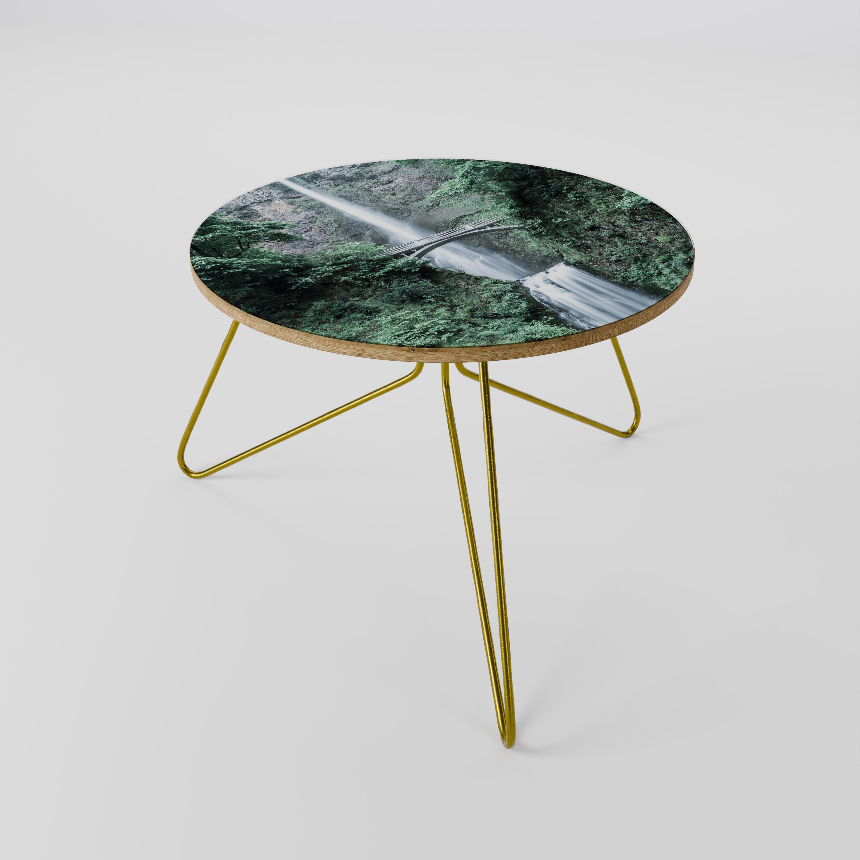 MYSTICAL WATERSCAPE BRIDGE Coffee Table 60