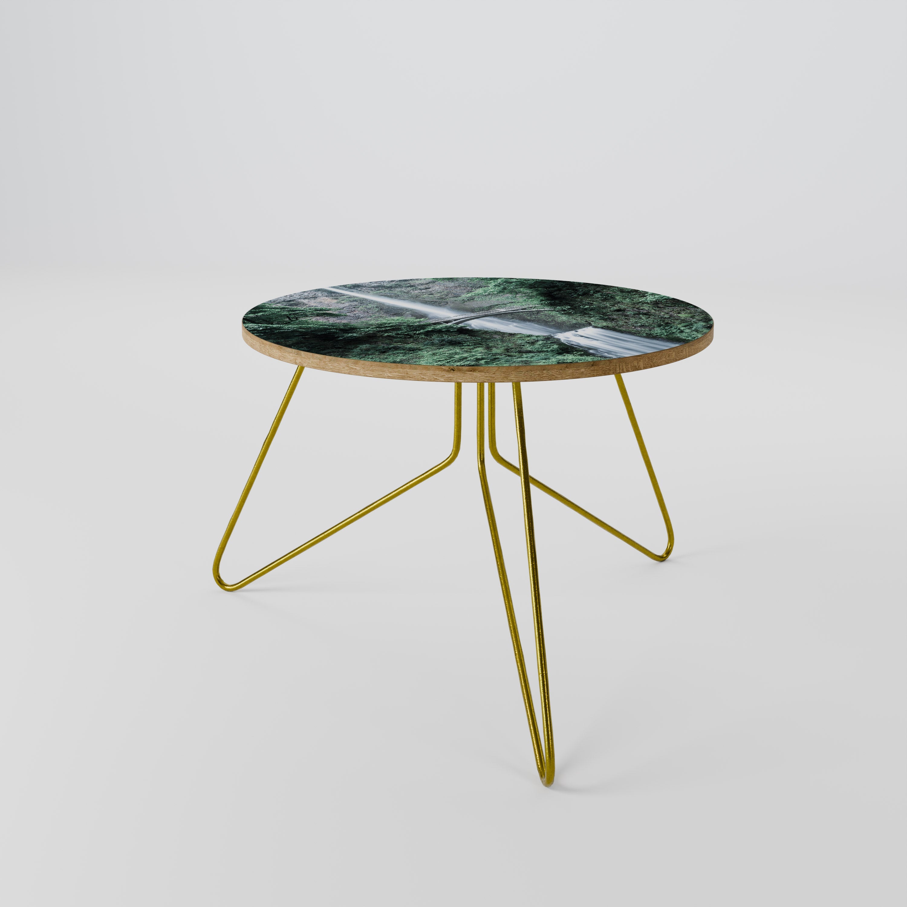 MYSTICAL WATERSCAPE BRIDGE Mesa de Centro 60