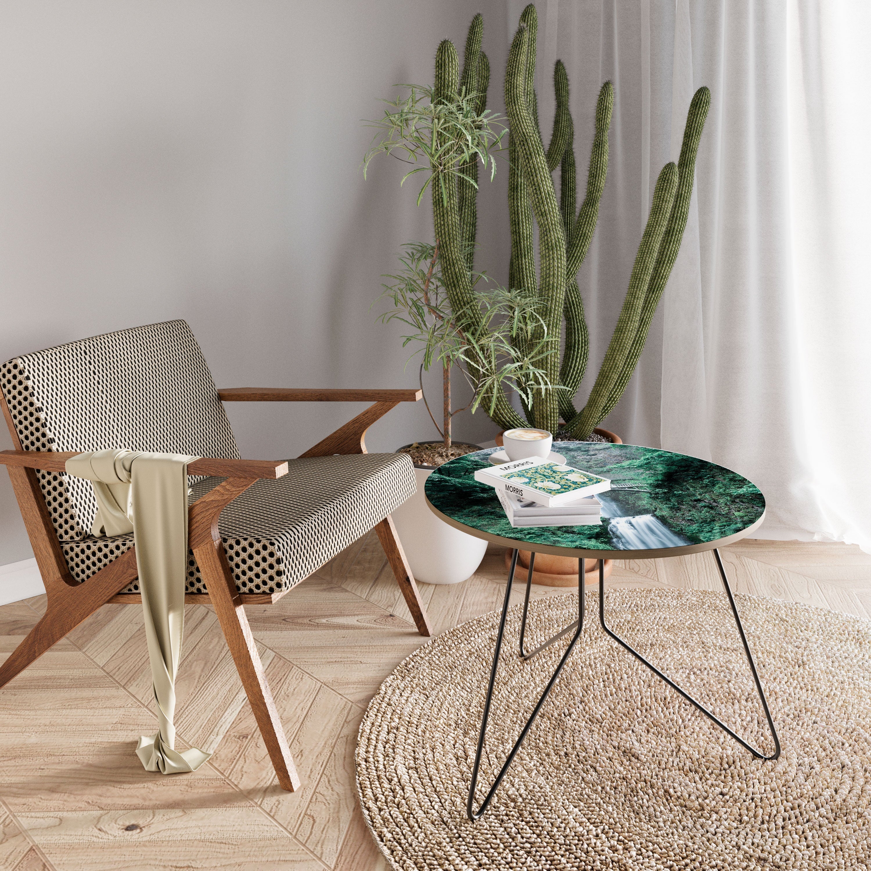 MYSTICAL WATERSCAPE BRIDGE Mesa de Centro 69