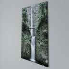 MYSTICAL WATERSCAPE BRIDGE Quadro em tela vertical
