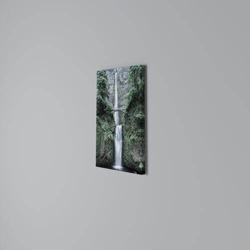MYSTICAL WATERSCAPE BRIDGE Quadro em tela vertical