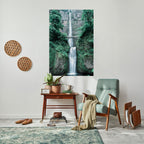 MYSTICAL WATERSCAPE BRIDGE Poster Vertical Autocolante