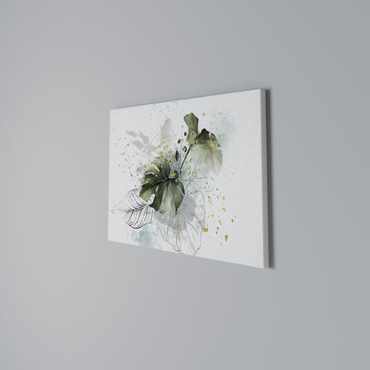 VIVID LEAF SYMPHONY Horizontal Canvas Print