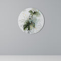 VIVID LEAF SYMPHONY Round Wall Art