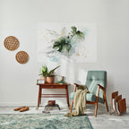 VIVID LEAF SYMPHONY Peel and Stick Horizontal Poster