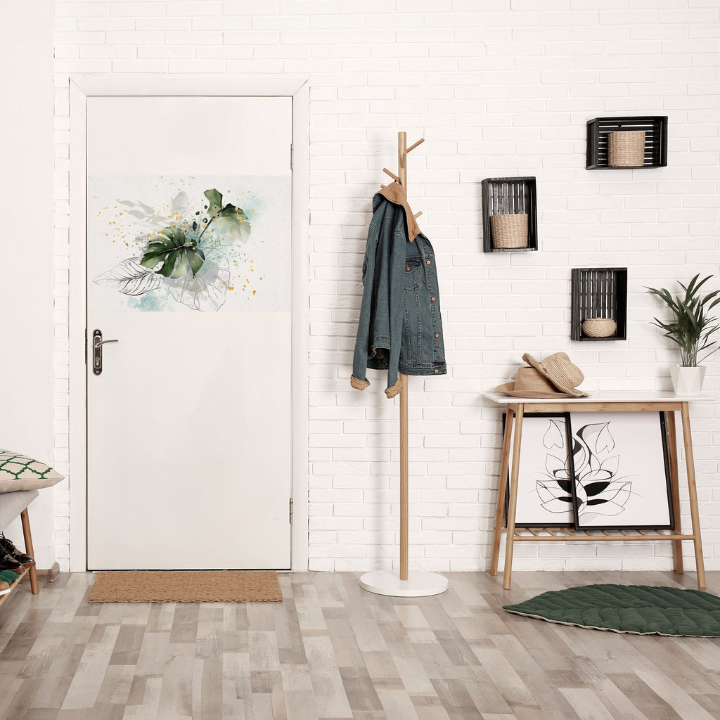 VIVID LEAF SYMPHONY Peel and Stick Horizontal Poster