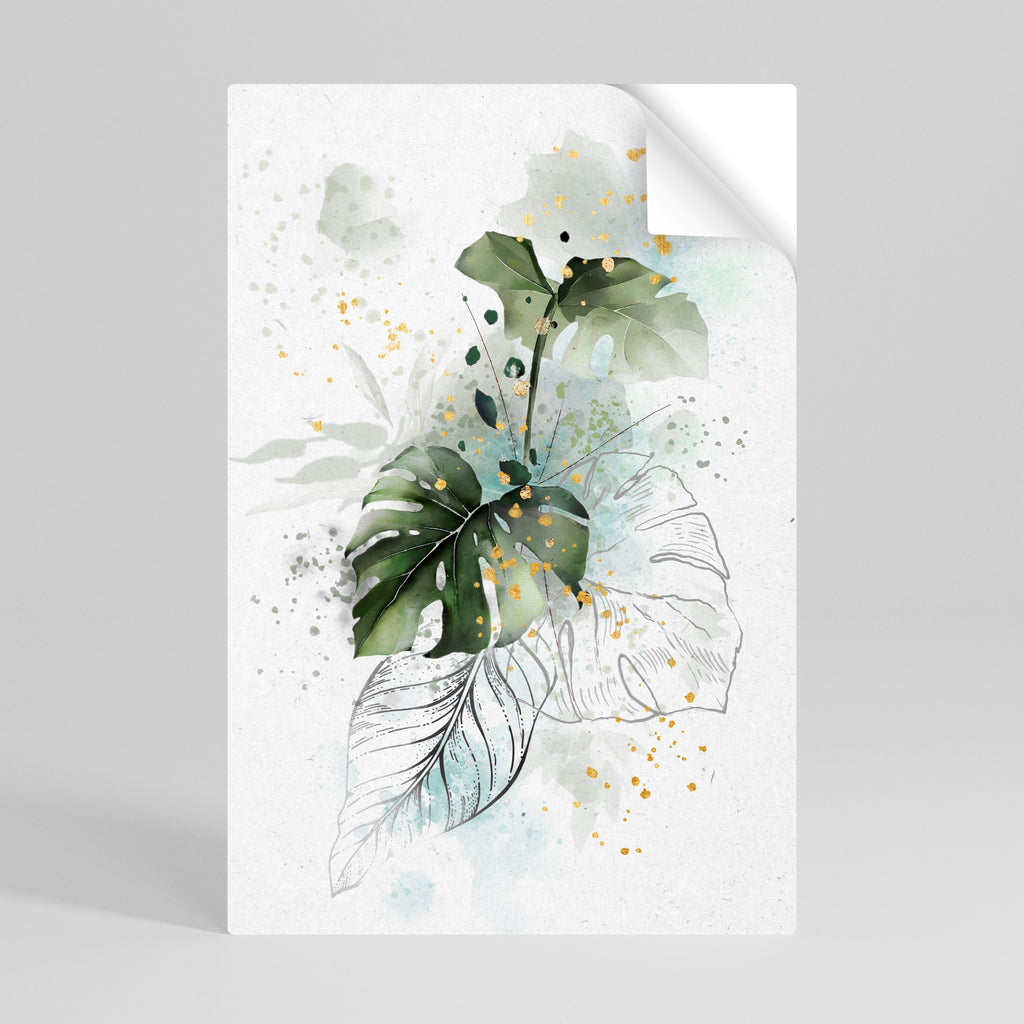 SKATEBOARD ARTISTRY Peel and Stick Vertical Poster