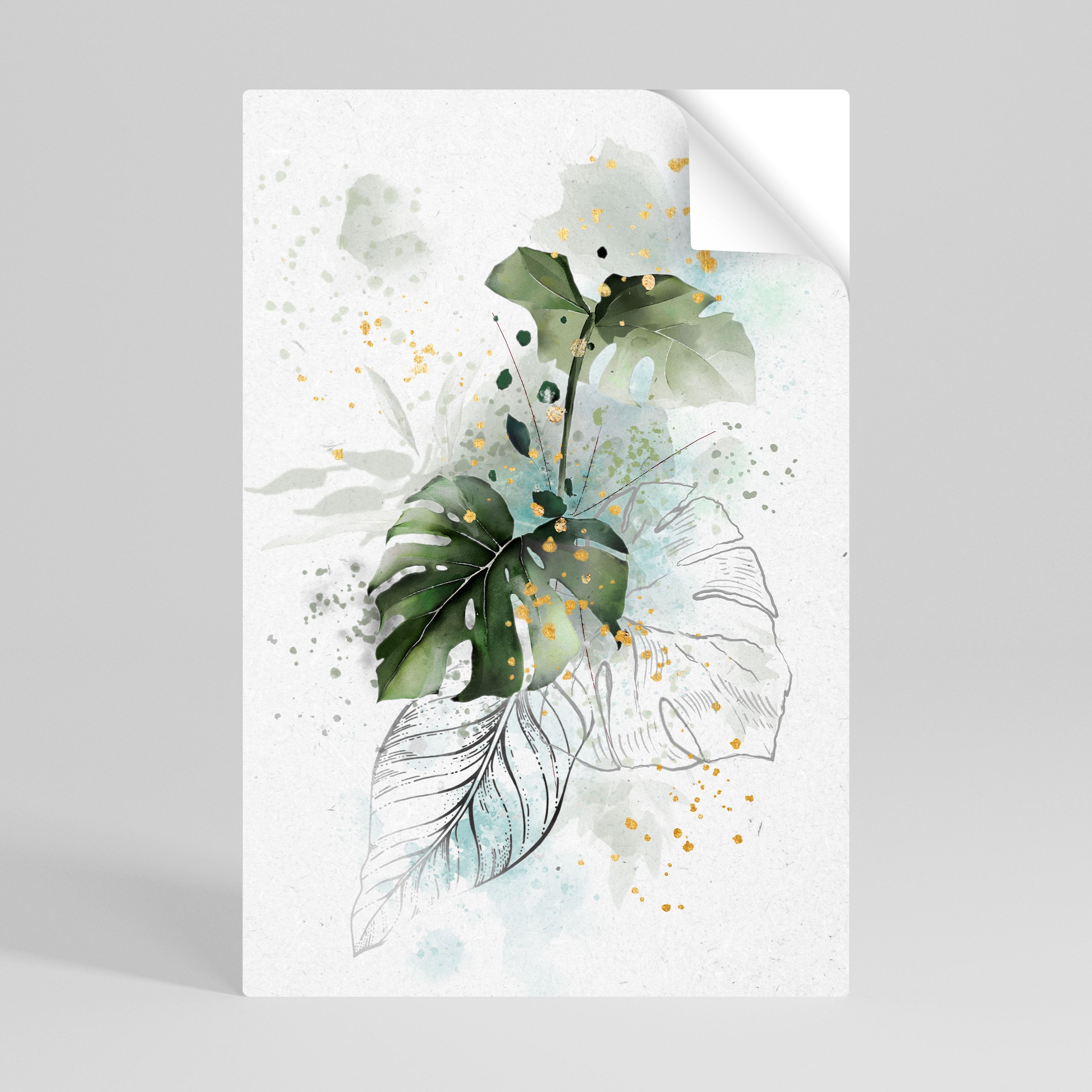 SKATEBOARD ARTISTRY Poster Vertical Autocolante