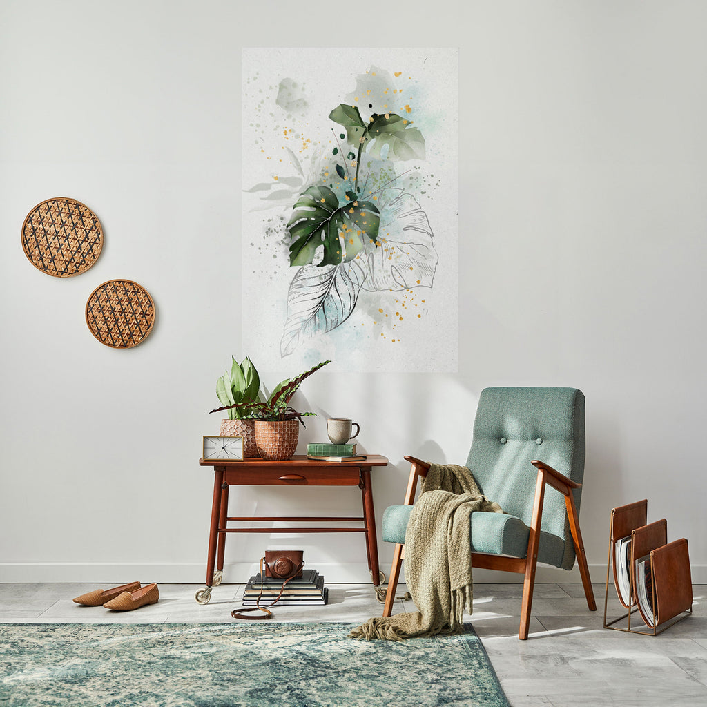 SKATEBOARD ARTISTRY Peel and Stick Vertical Poster