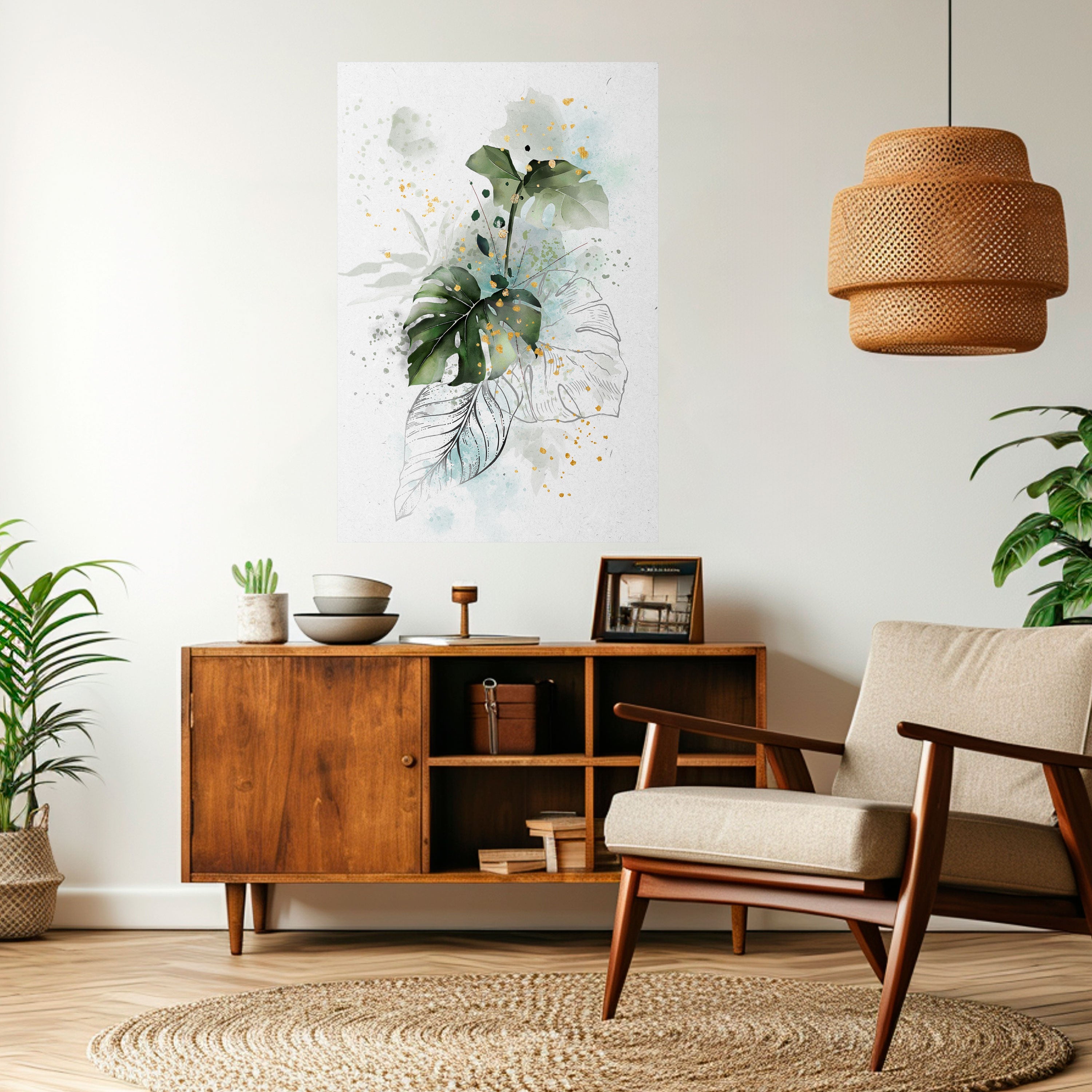 SKATEBOARD ARTISTRY Peel and Stick Vertical Poster