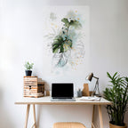 SKATEBOARD ARTISTRY Peel and Stick Vertical Poster