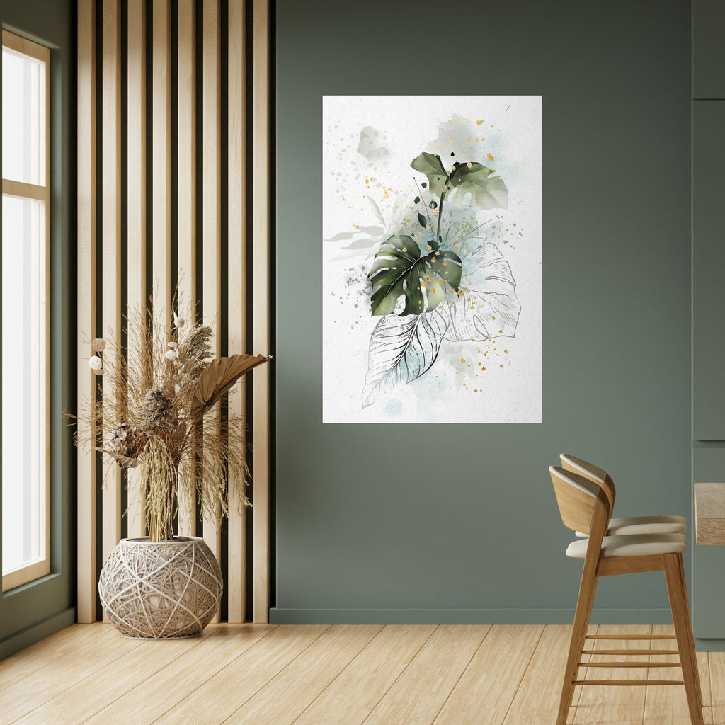 SKATEBOARD ARTISTRY Peel and Stick Vertical Poster