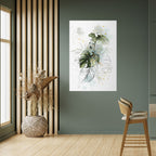 SKATEBOARD ARTISTRY Peel and Stick Vertical Poster