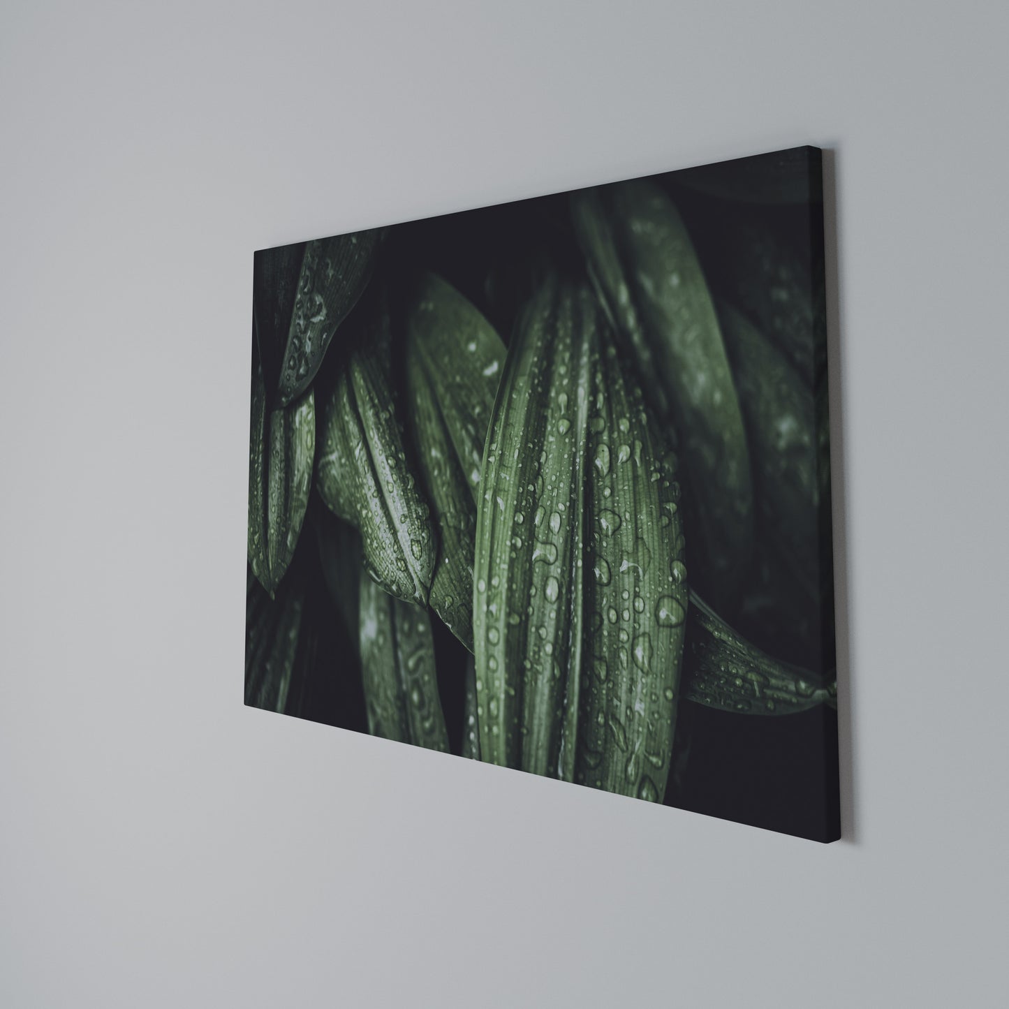 LUSH DROPLET DANCE Horizontal Canvas Print
