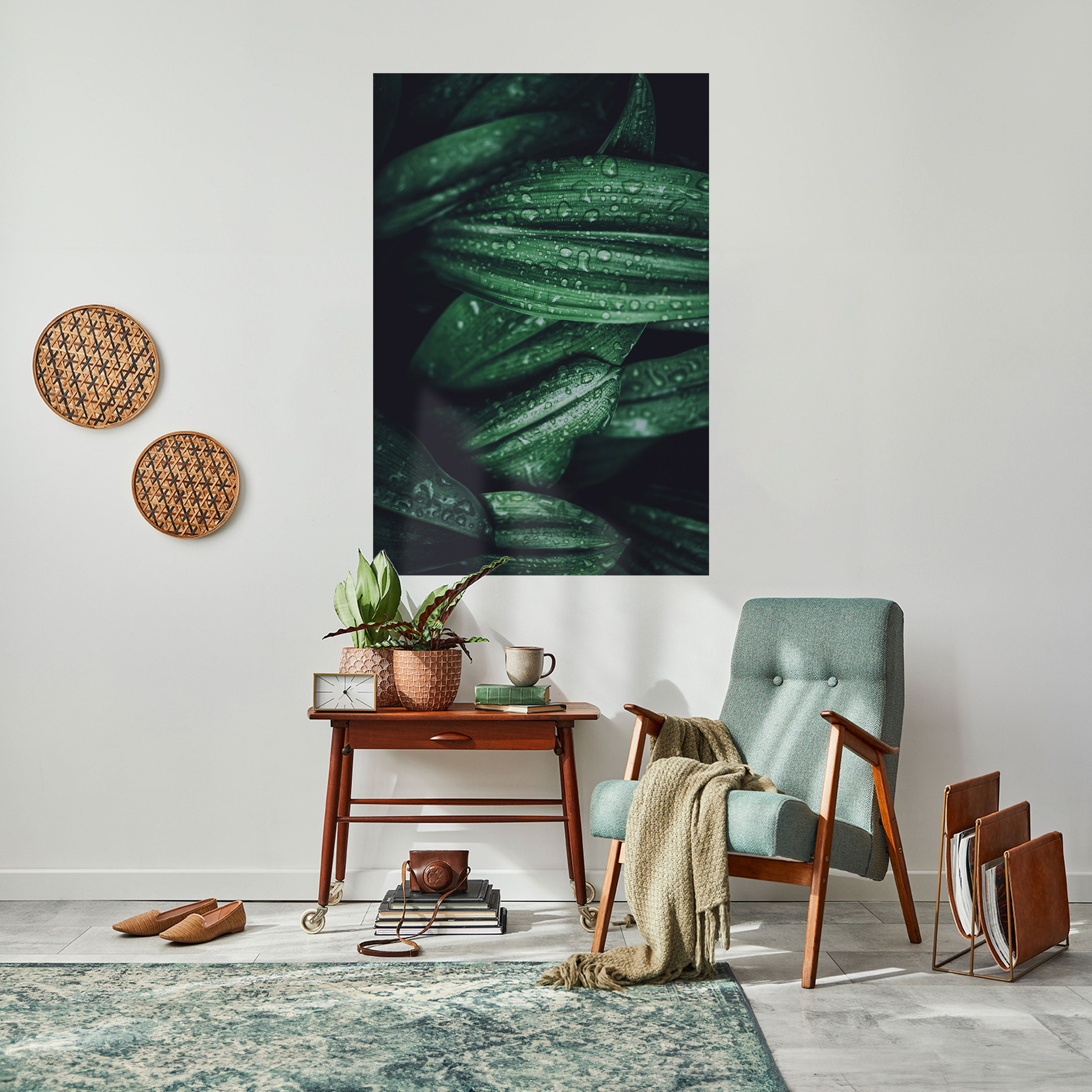 LUSH DROPLET DANCE Peel and Stick Vertical Poster