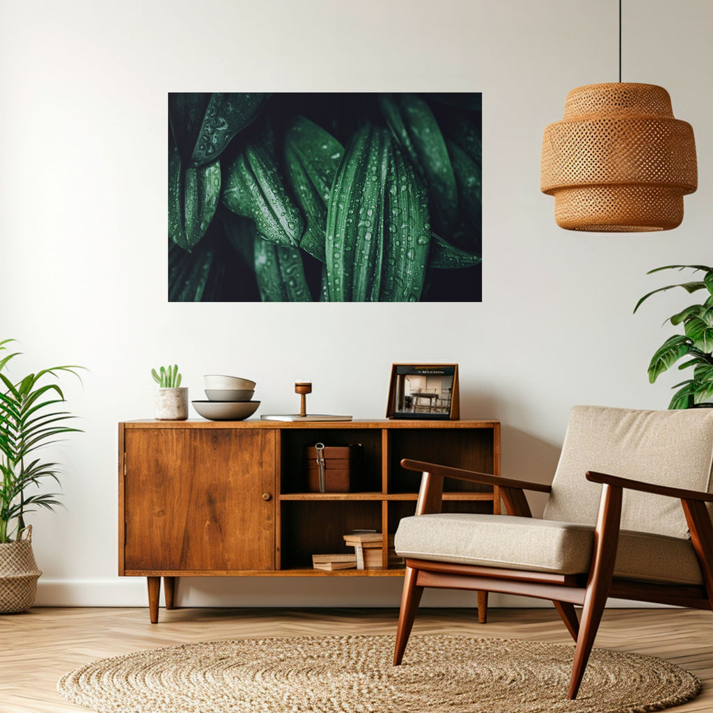 LUSH DROPLET DANCE Poster Horizontal Autocolante