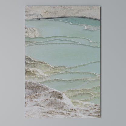AQUAMARINE WHISPERS Quadro em tela vertical