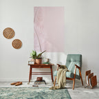 WHISPERING PINK FEATHERS Peel and Stick Vertical Poster