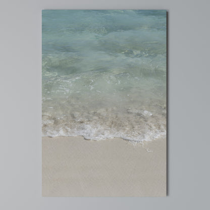 SERENITY BY THE SHORE Quadro em tela vertical