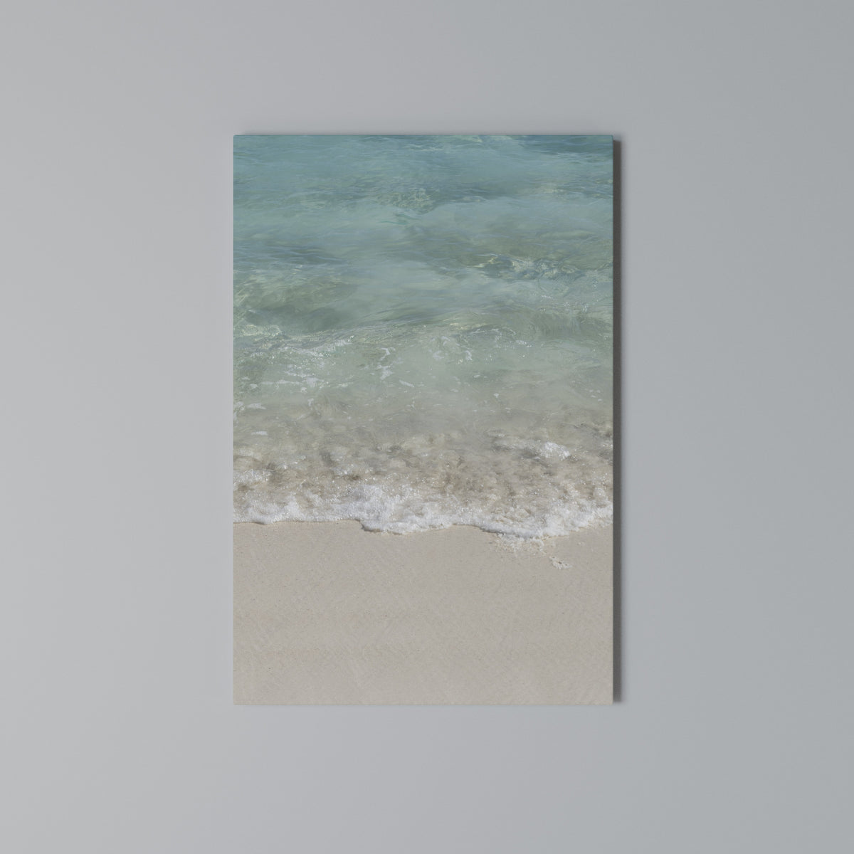 SERENITY BY THE SHORE Quadro em tela vertical