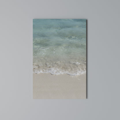 SERENITY BY THE SHORE Quadro em tela vertical