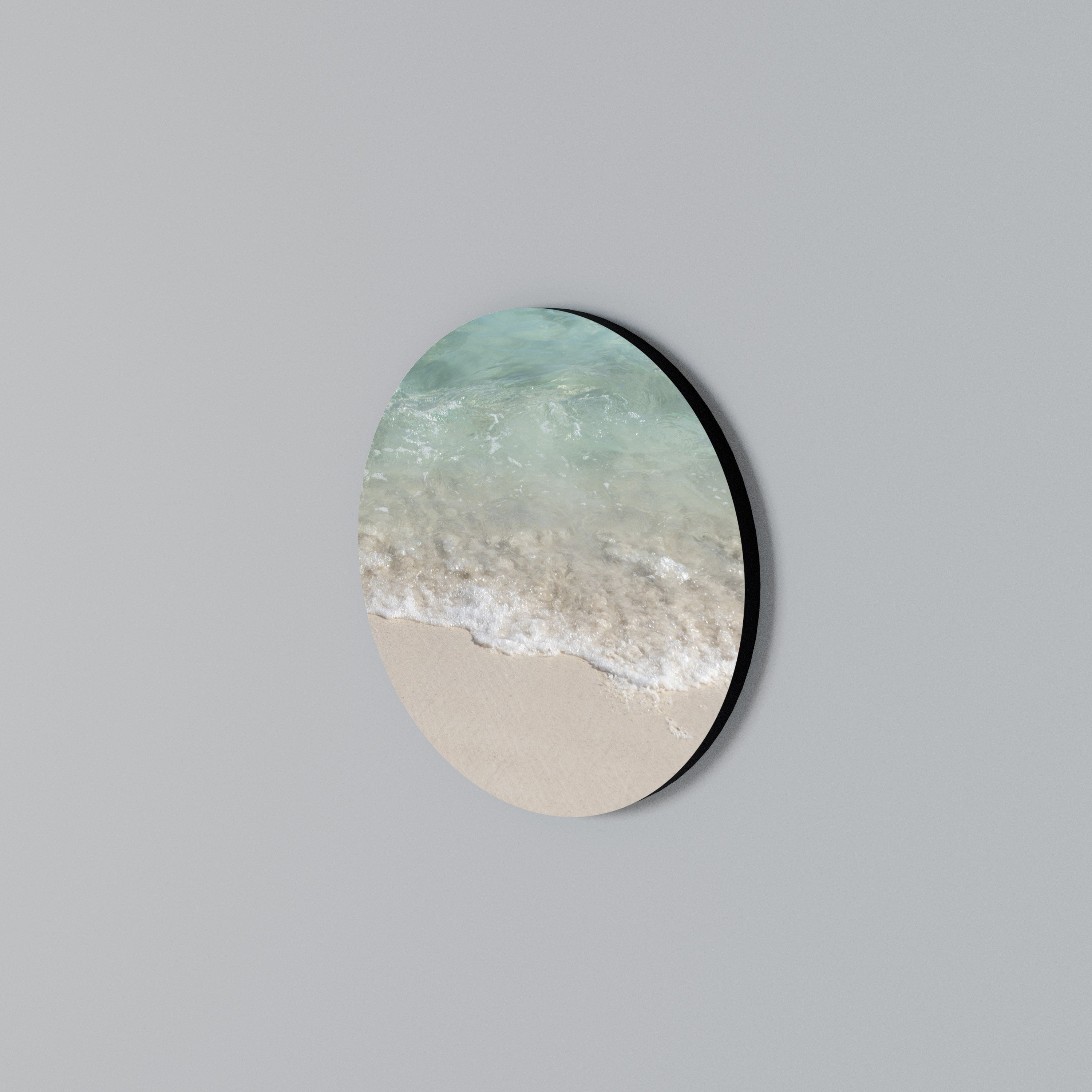 SERENITY BY THE SHORE Arte de Parede Redonda