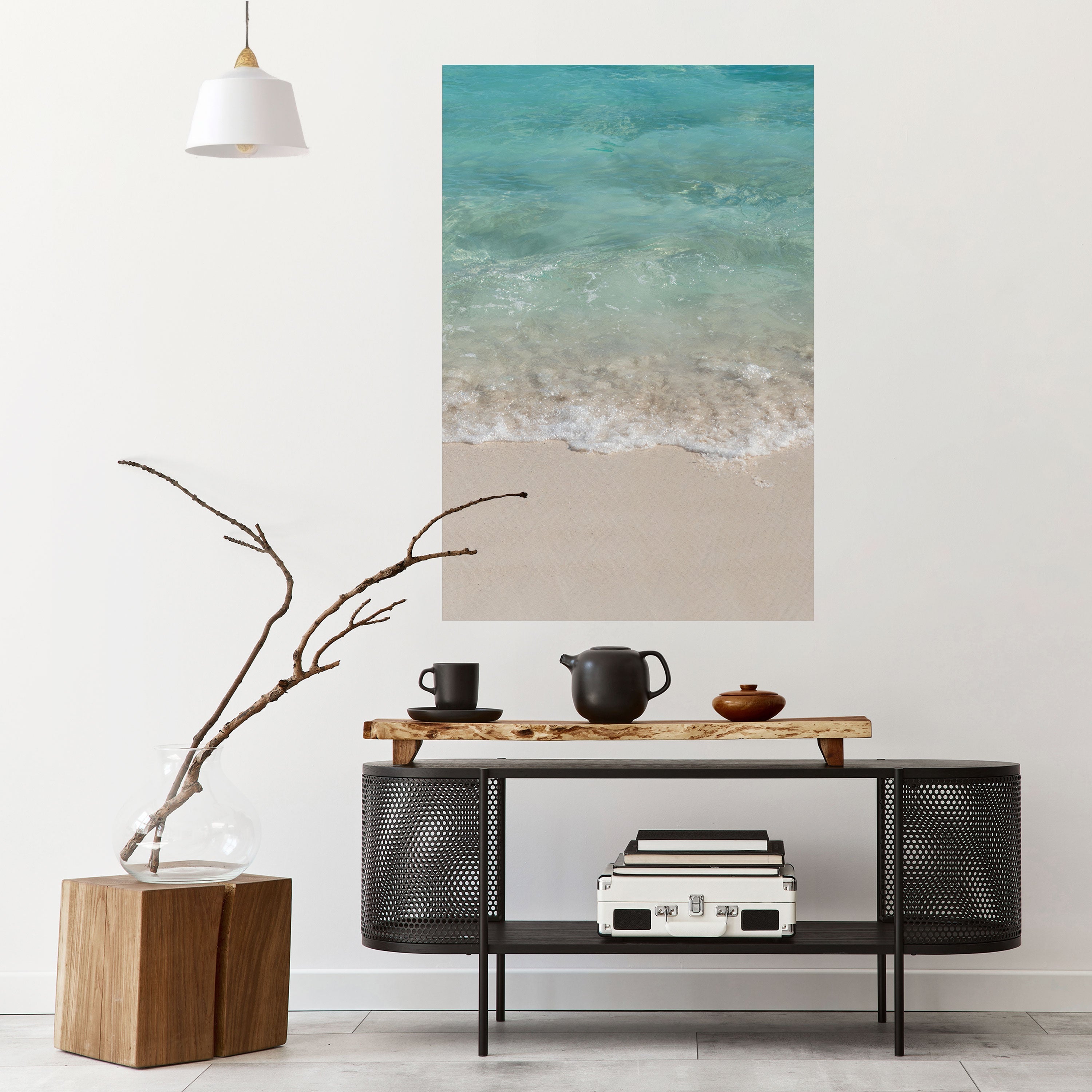 SERENITY BY THE SHORE Poster Vertical Autocolante