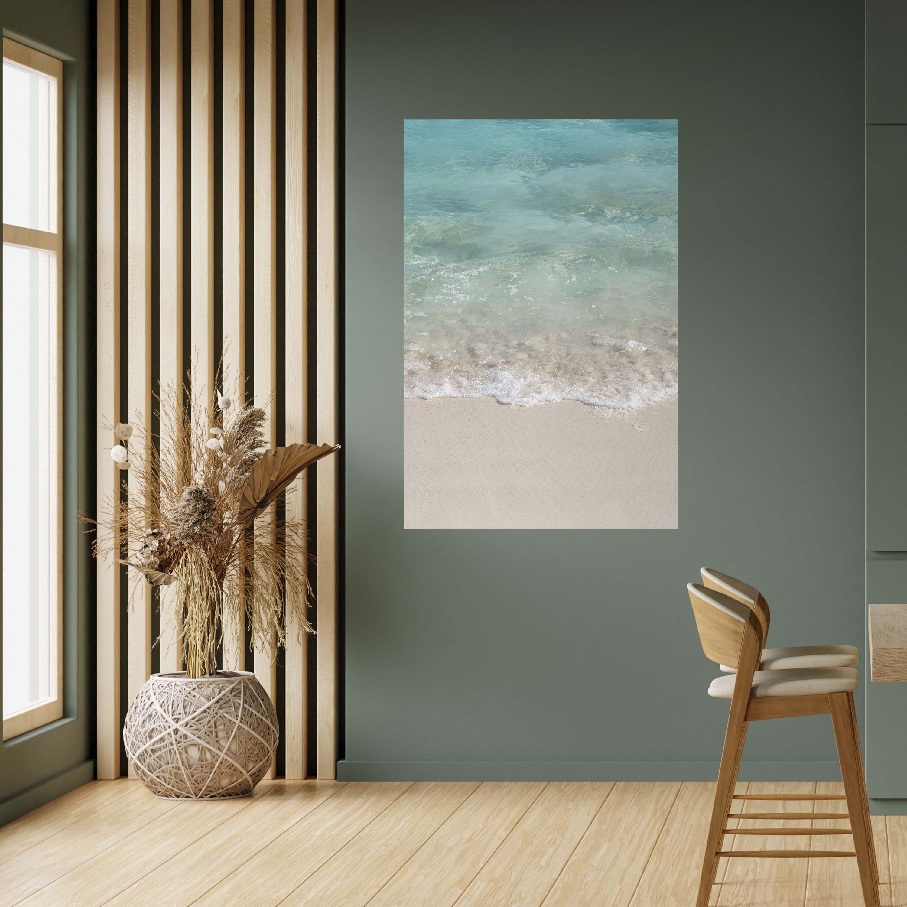 SERENITY BY THE SHORE Poster Vertical Autocolante