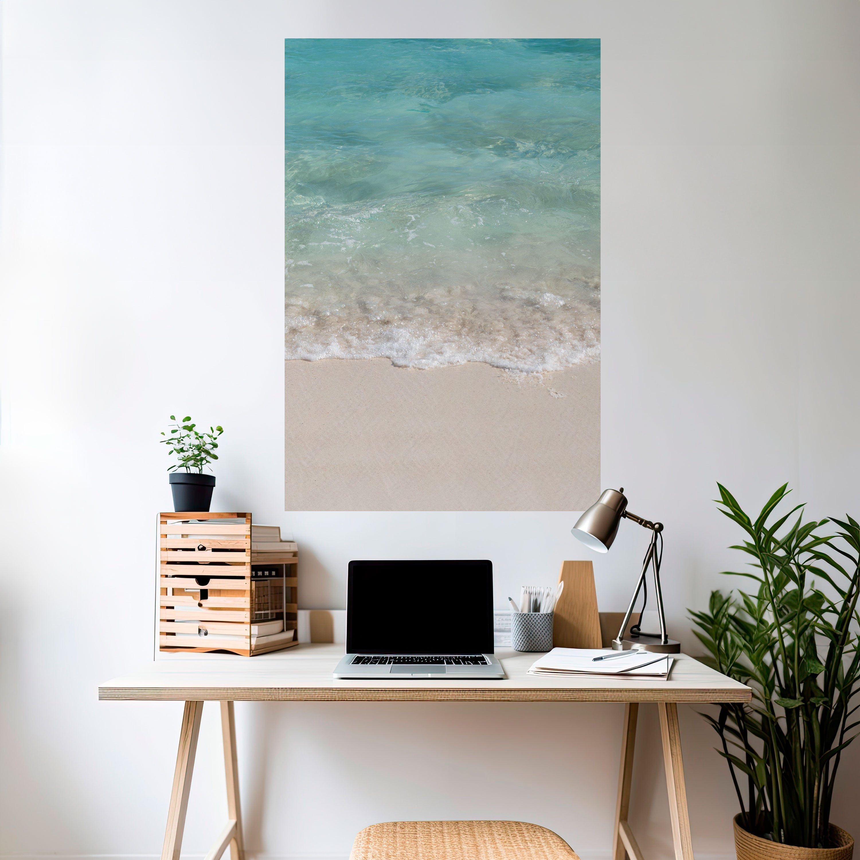SERENITY BY THE SHORE Poster Vertical Autocolante
