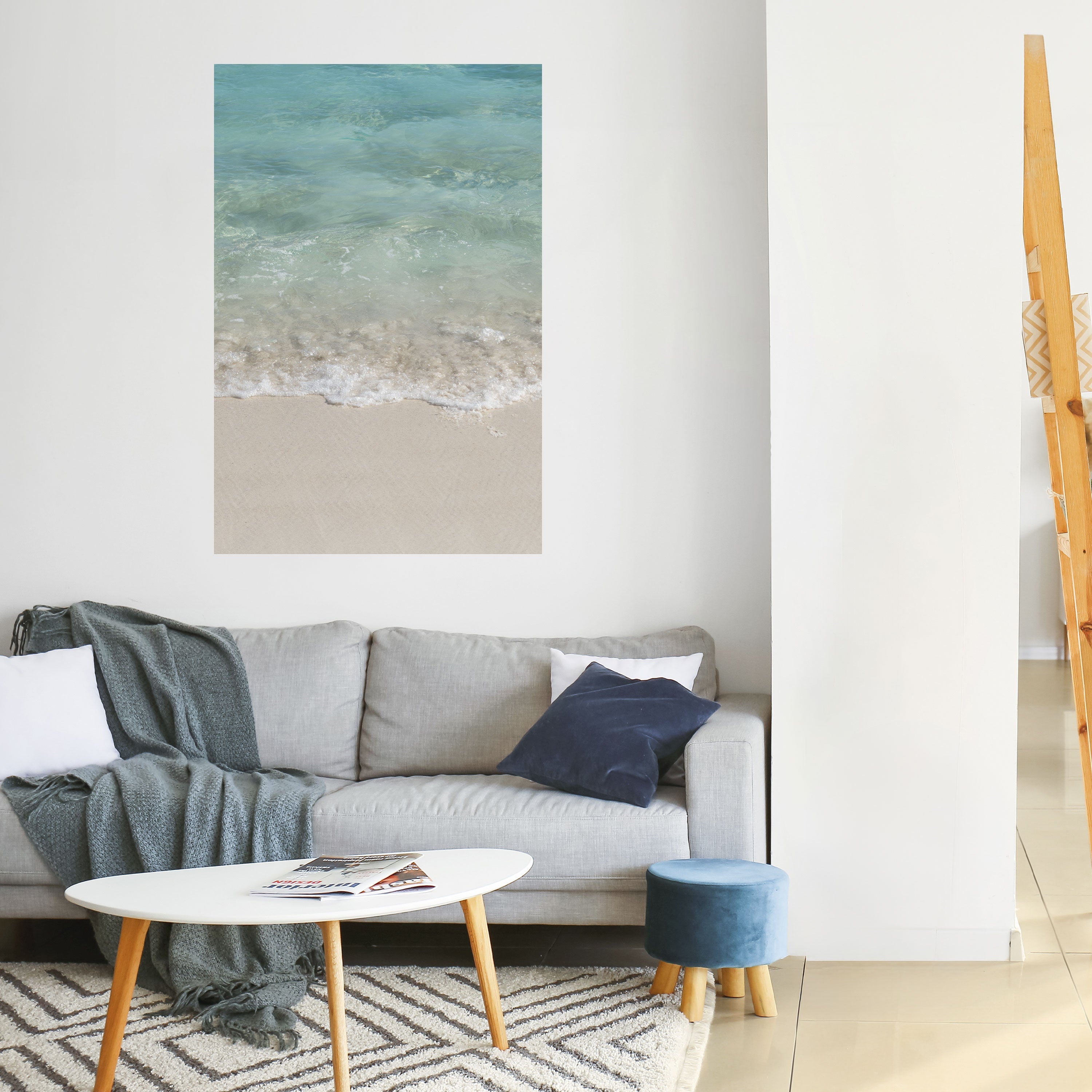 SERENITY BY THE SHORE Poster Vertical Autocolante