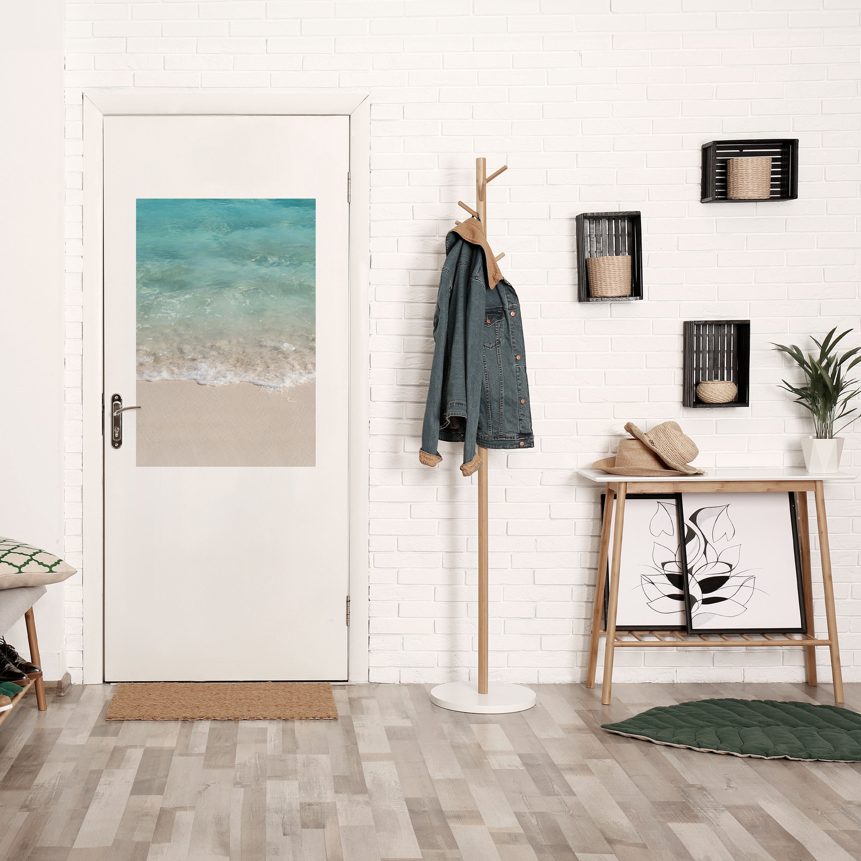 SERENITY BY THE SHORE Poster Vertical Autocolante