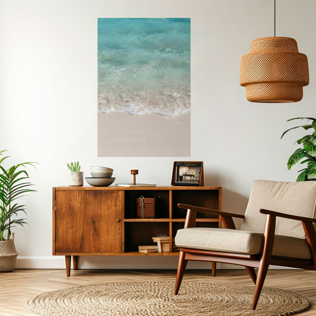 SERENITY BY THE SHORE Poster Vertical Autocolante