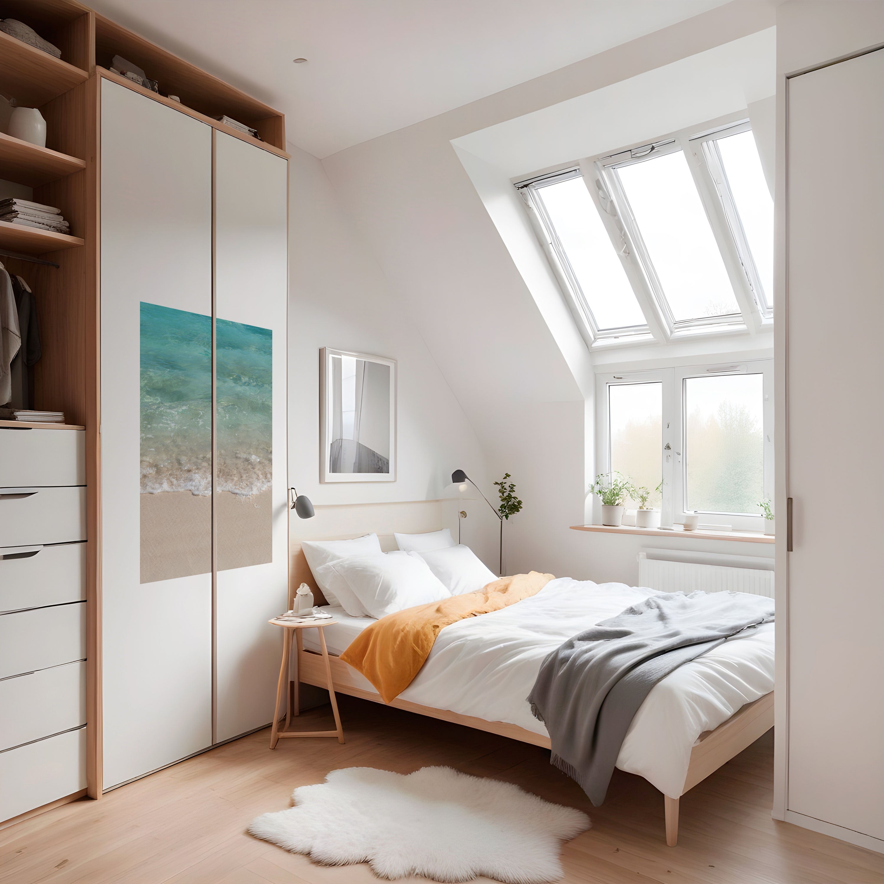 SERENITY BY THE SHORE Poster Vertical Autocolante