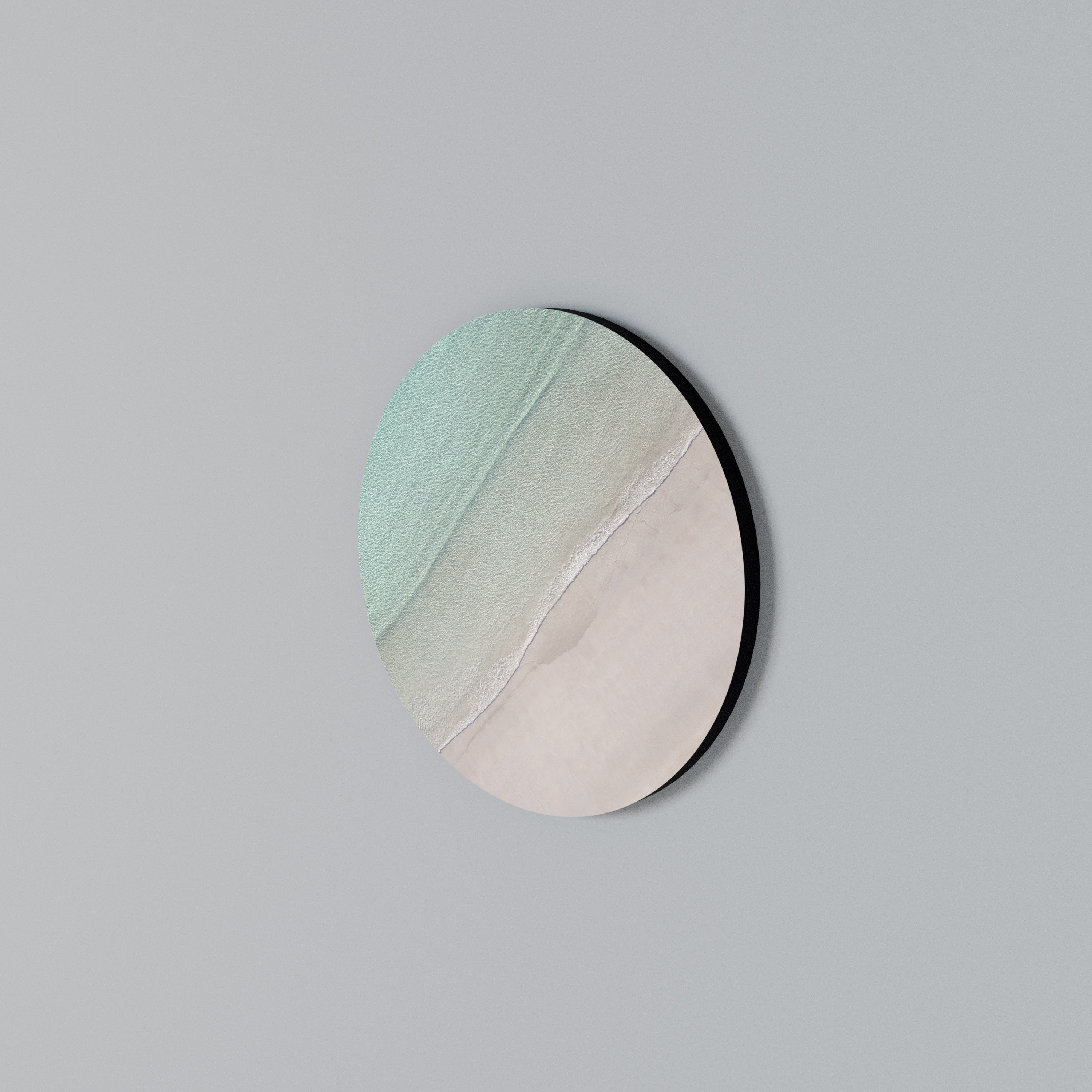 COASTAL CALM ARTISTRY Arte de Parede Redonda