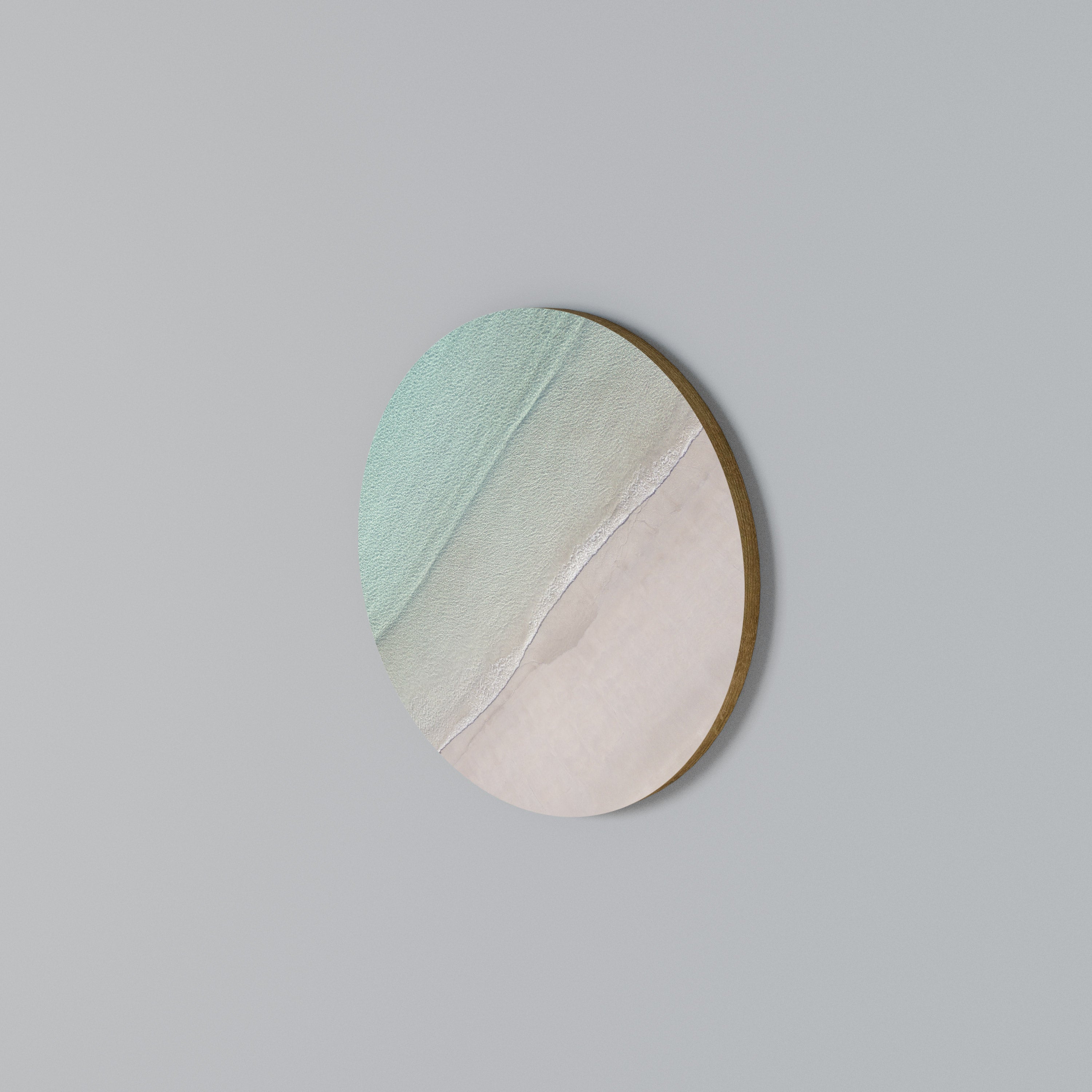 COASTAL CALM ARTISTRY Arte de Parede Redonda
