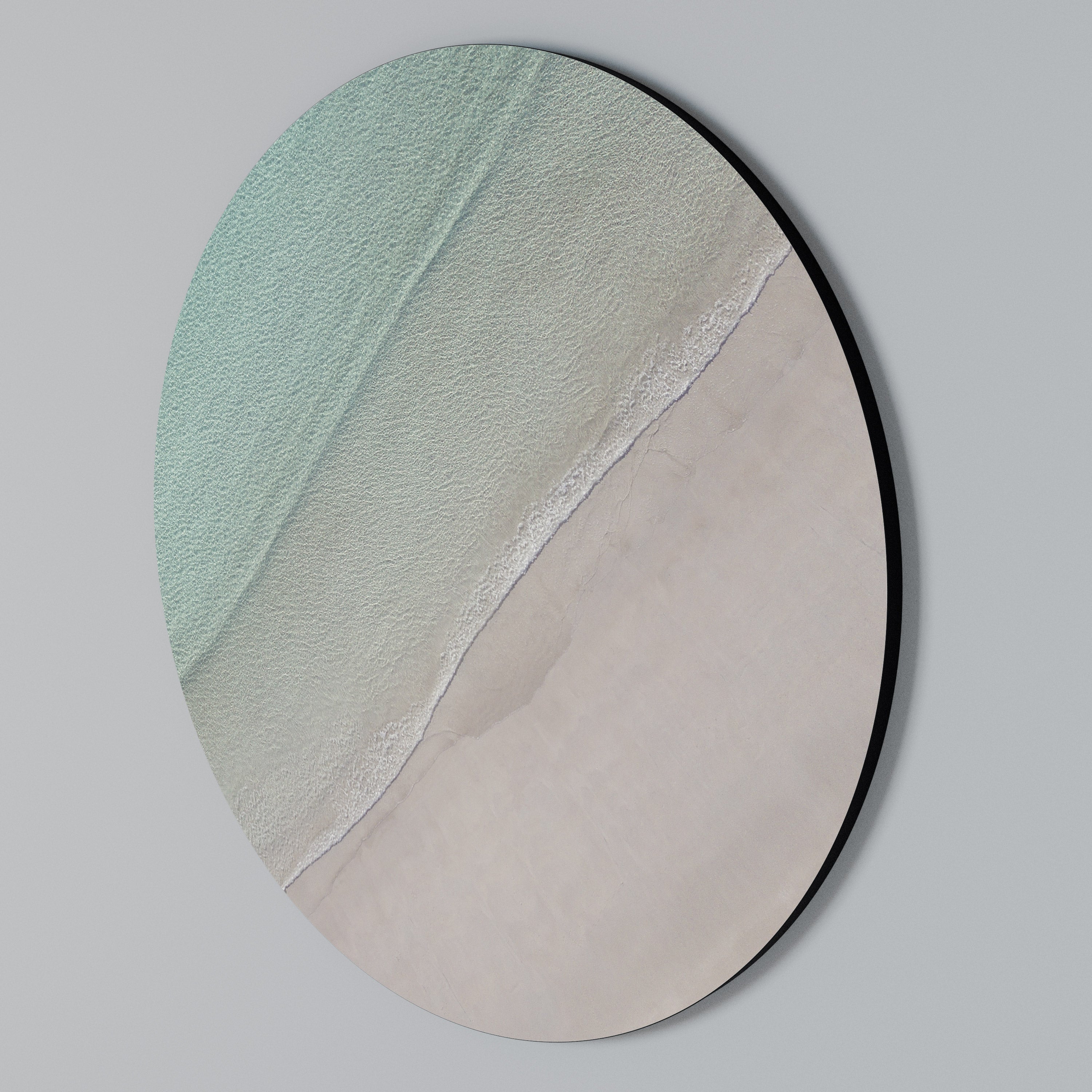 COASTAL CALM ARTISTRY Arte de Parede Redonda