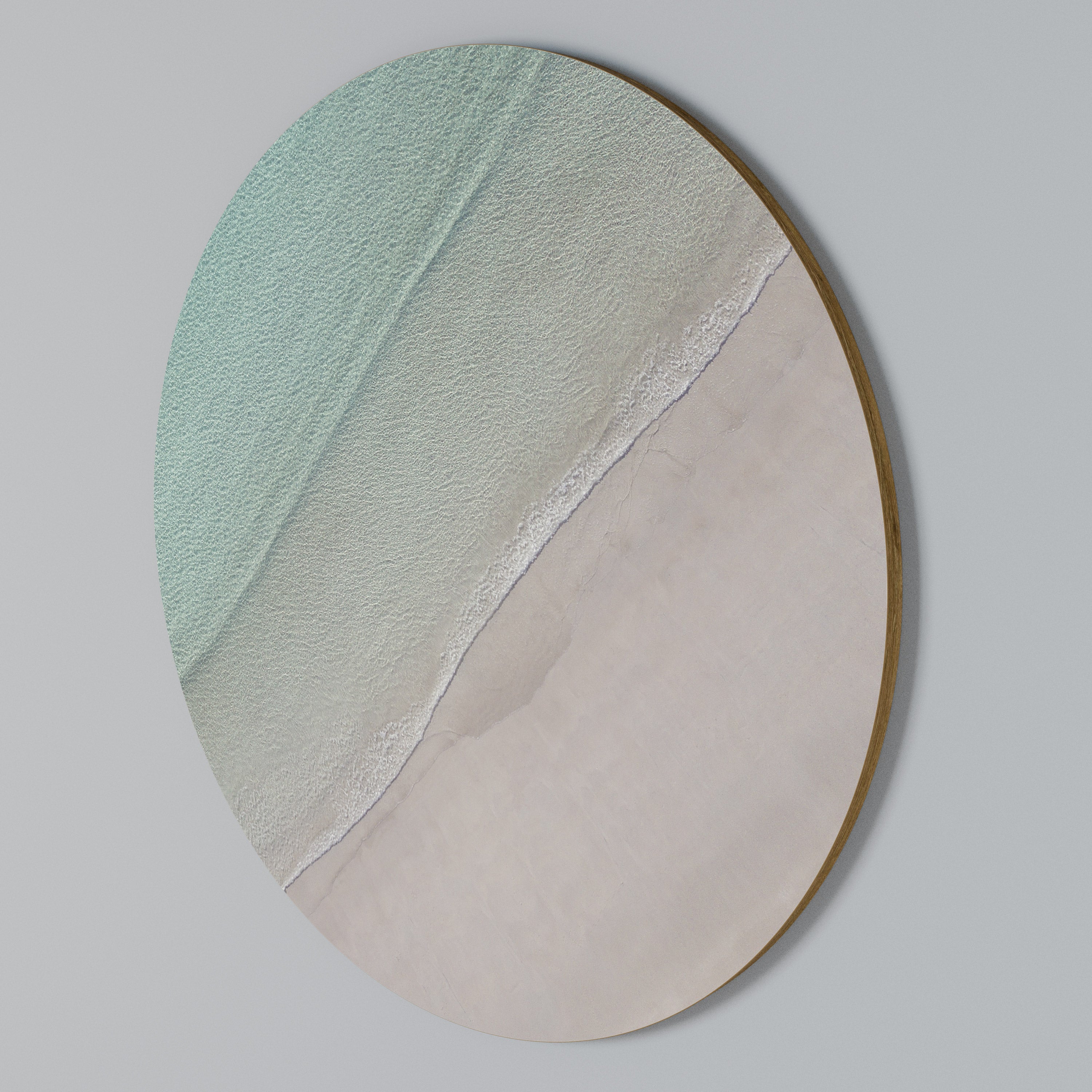 COASTAL CALM ARTISTRY Arte de Parede Redonda