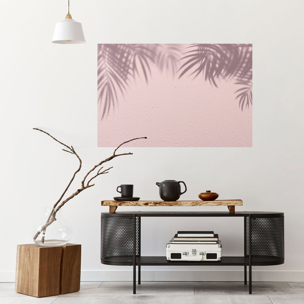 PALM SHADOWS DANCE Peel and Stick Horizontal Poster