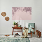 PALM SHADOWS DANCE Peel and Stick Horizontal Poster