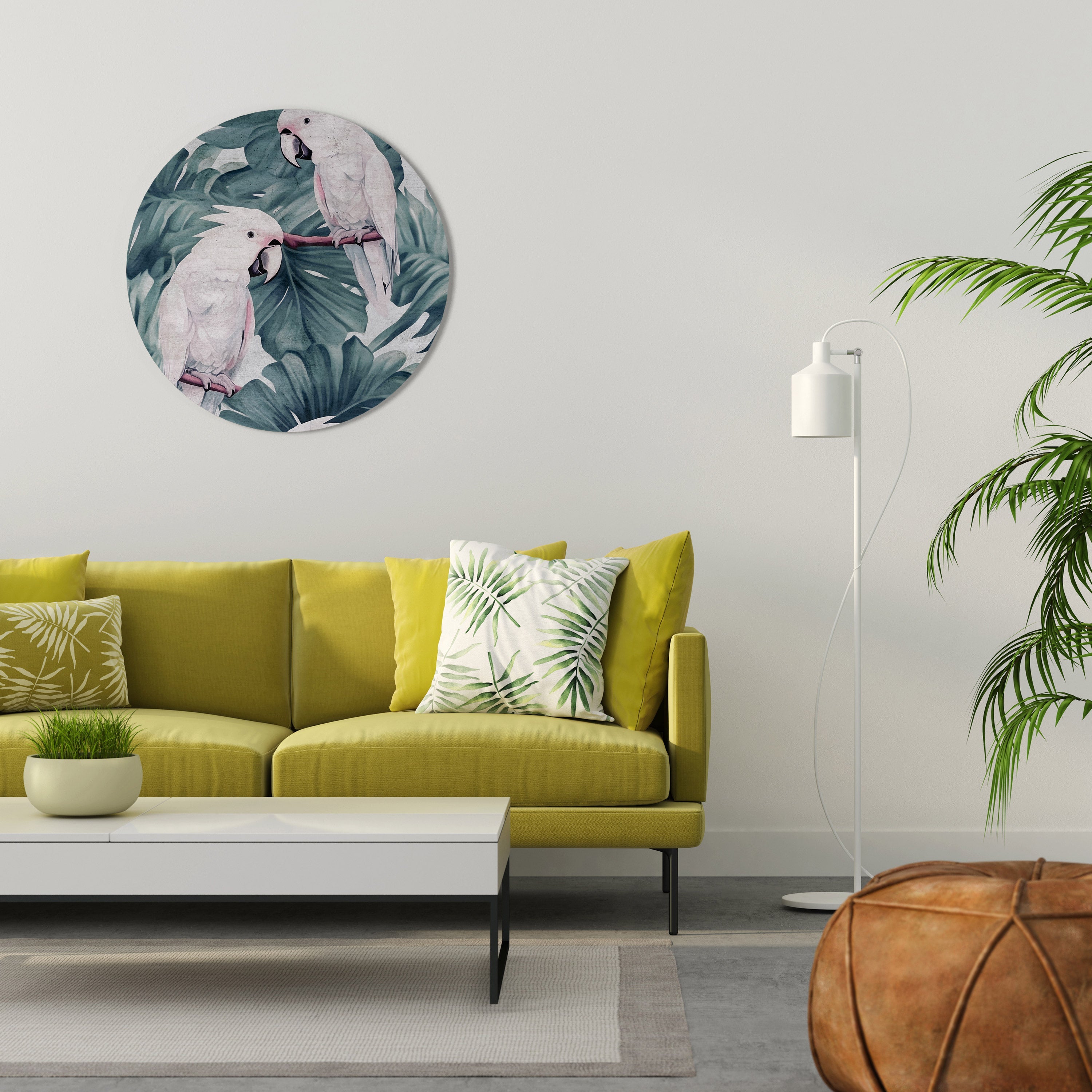 POPINJAY LOOK Quadro Redondo Decorativo