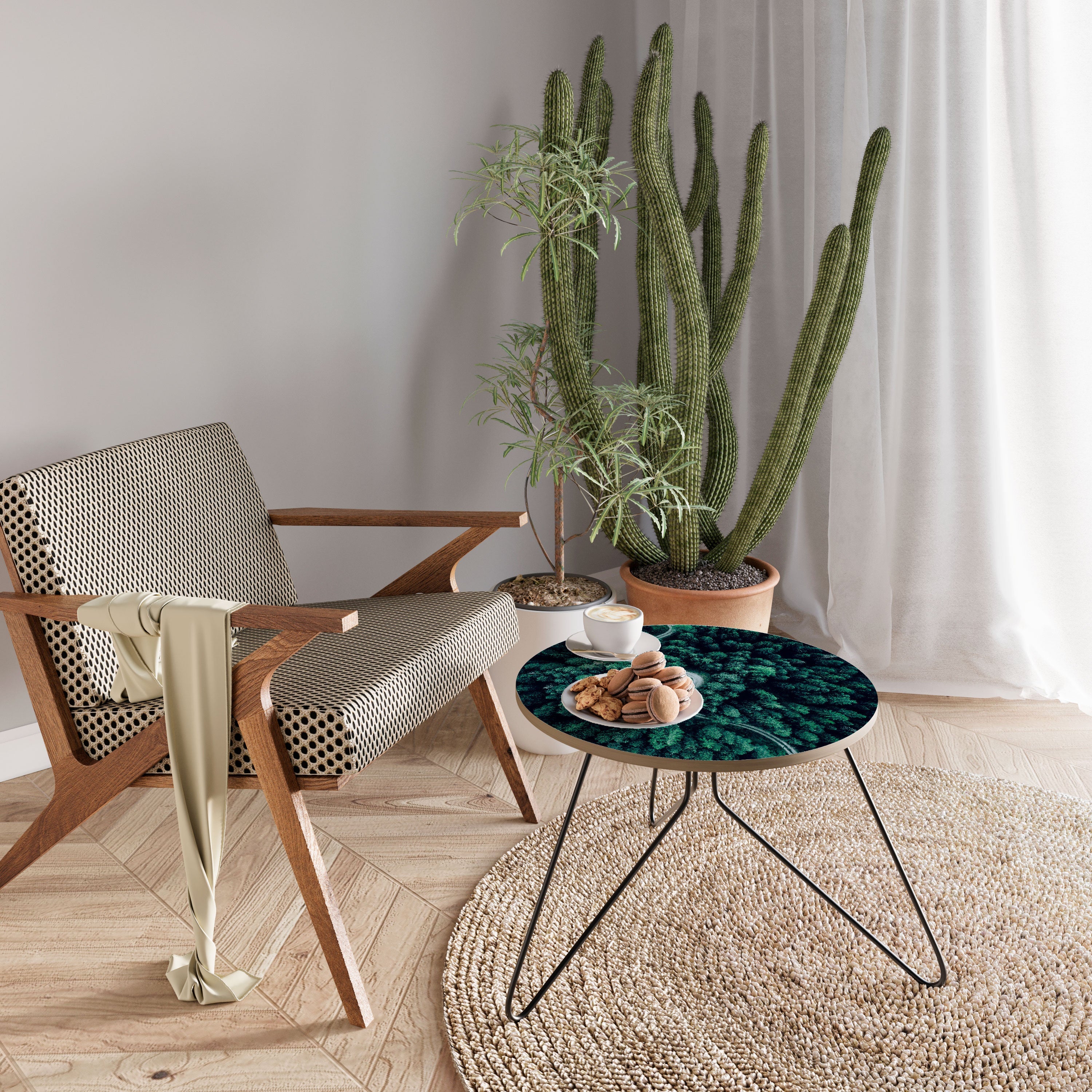 FORESTED SERPENTINE ROUTE Coffee Table 60