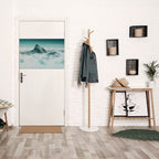 CLOUD-KISSED PEAK Peel and Stick Horizontal Poster