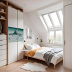 CLOUD-KISSED PEAK Peel and Stick Horizontal Poster