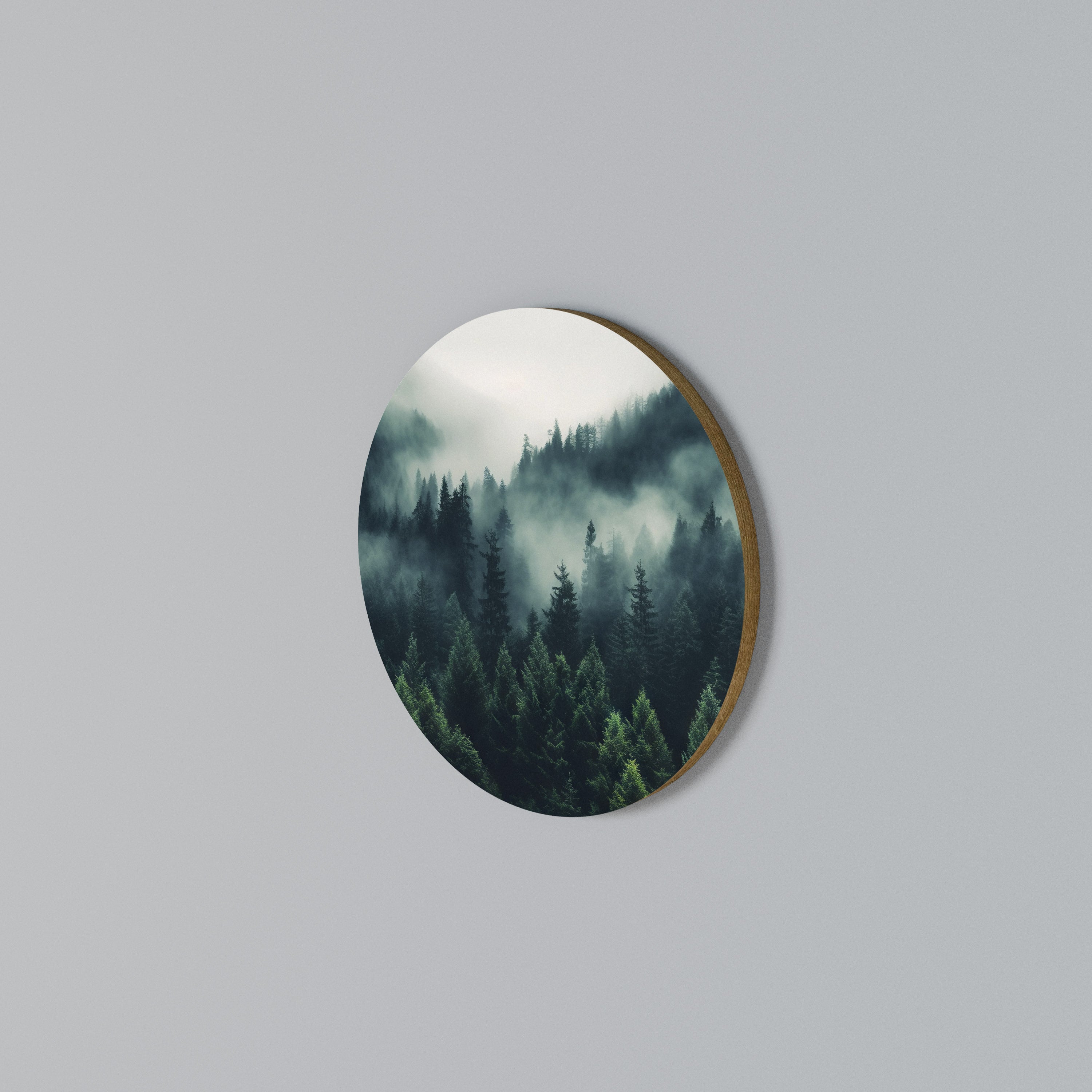 MYSTICAL FOREST WHISPERS Arte de Parede Redonda