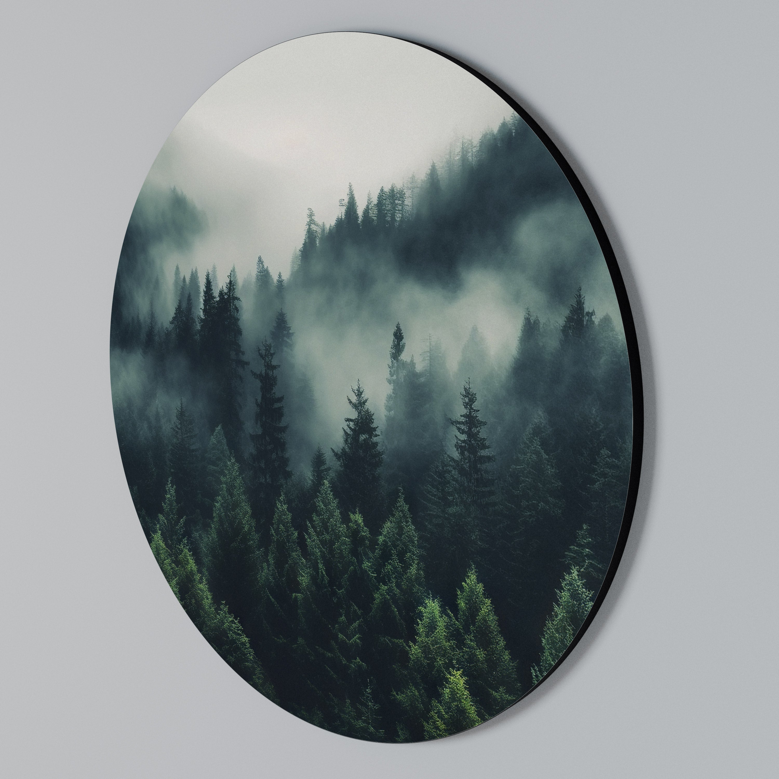 MYSTICAL FOREST WHISPERS Arte de Parede Redonda