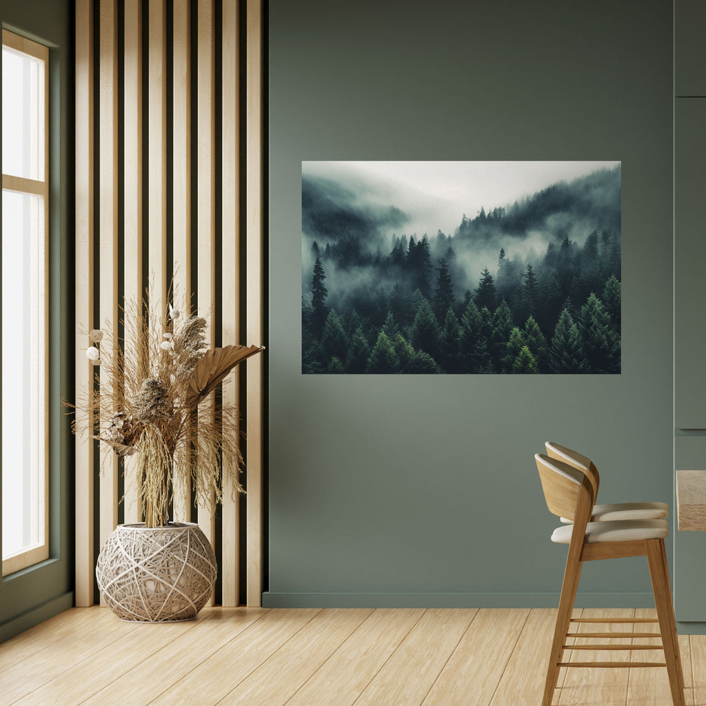 MYSTICAL FOREST WHISPERS Peel and Stick Horizontal Poster