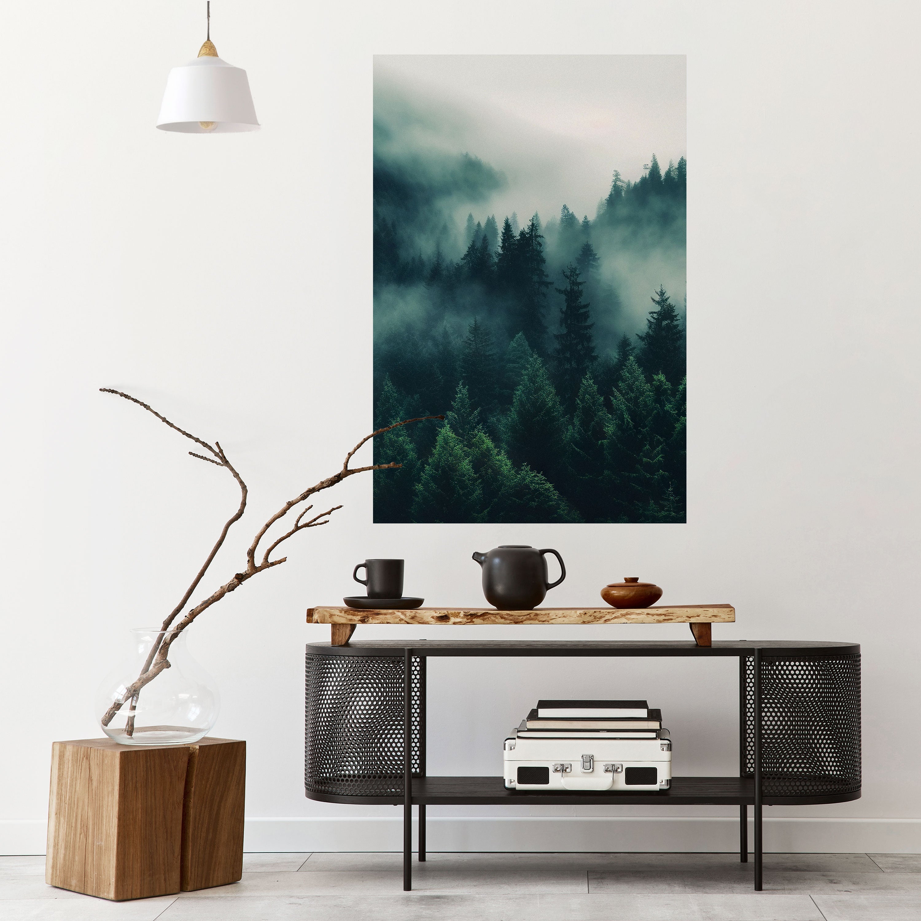 MYSTICAL FOREST WHISPERS Peel and Stick Vertical Poster