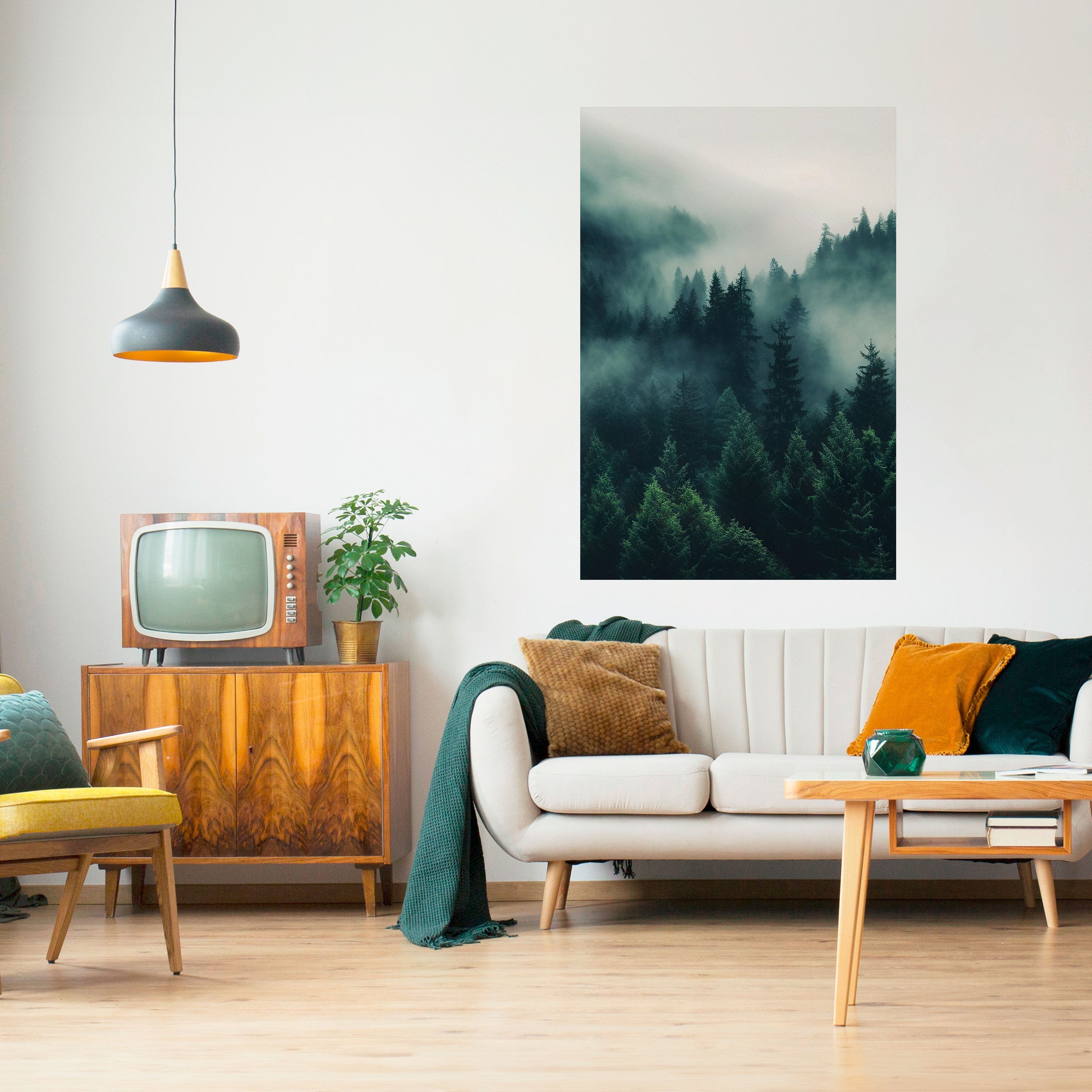 MYSTICAL FOREST WHISPERS Peel and Stick Vertical Poster