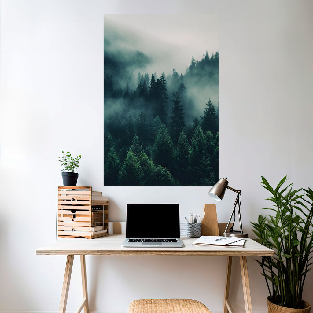 MYSTICAL FOREST WHISPERS Peel and Stick Vertical Poster