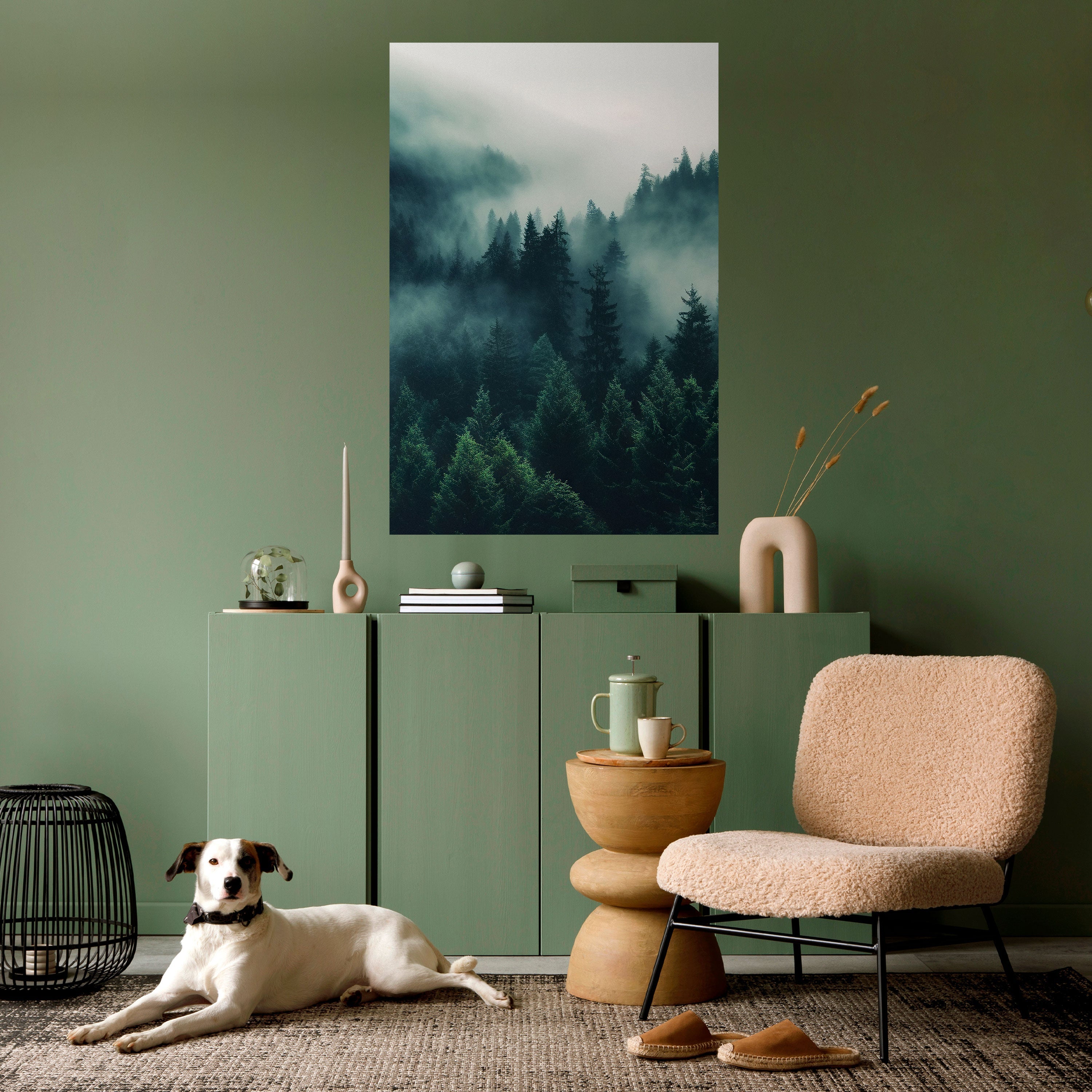 MYSTICAL FOREST WHISPERS Peel and Stick Vertical Poster